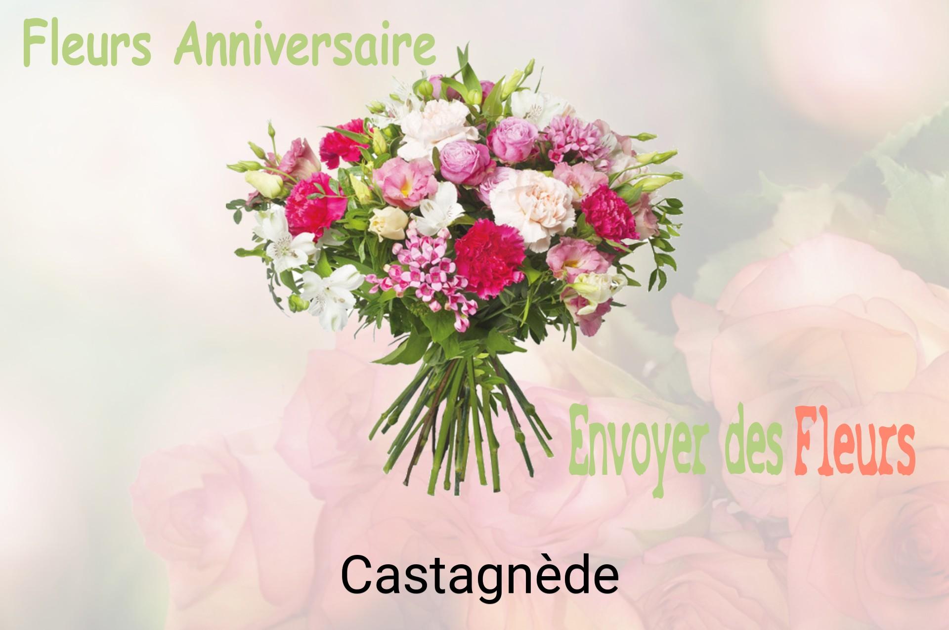 Bouquet de fleurs d’anniversaire livré à Castagnède