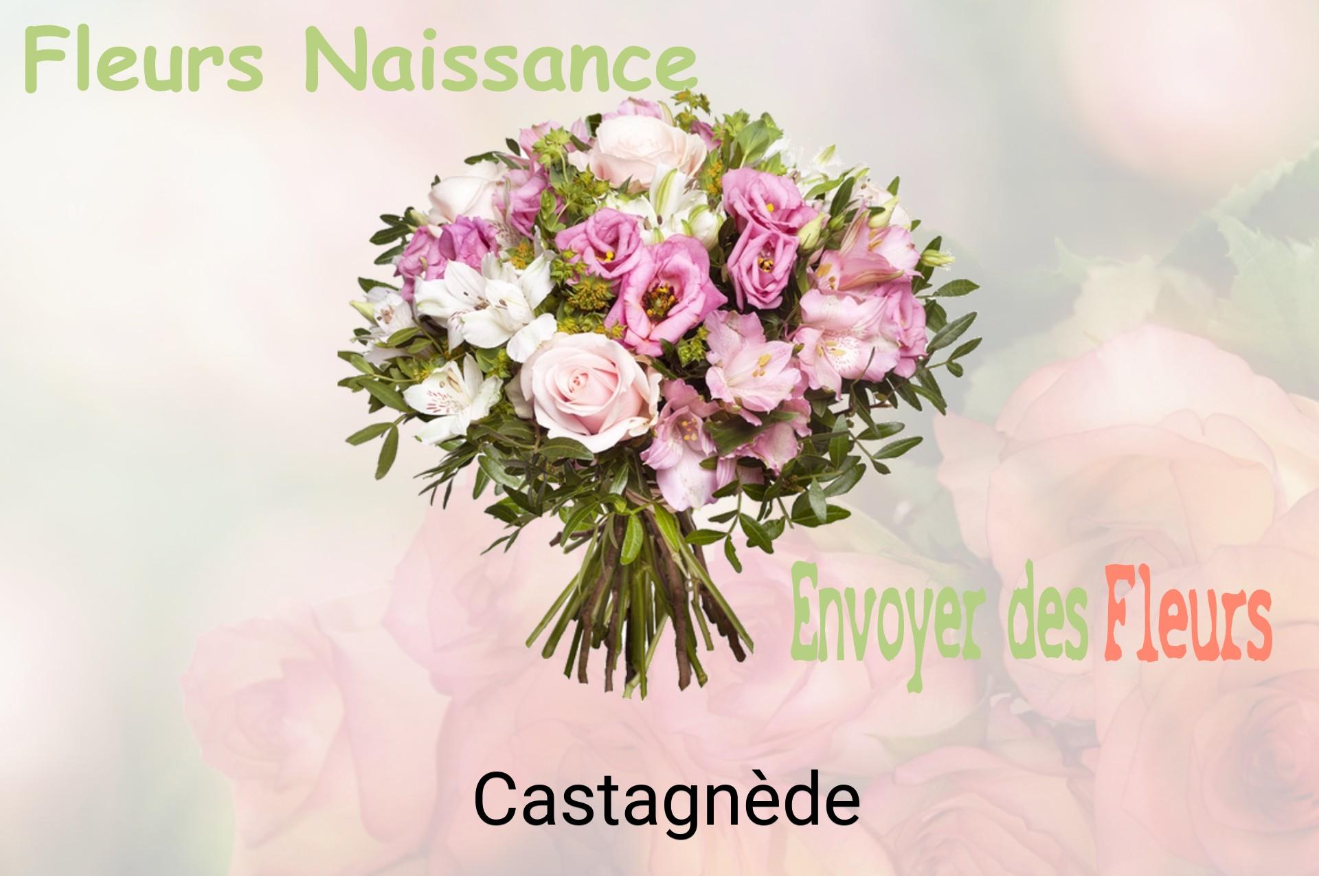 Bouquet de fleurs de naissance livré à Castagnède
